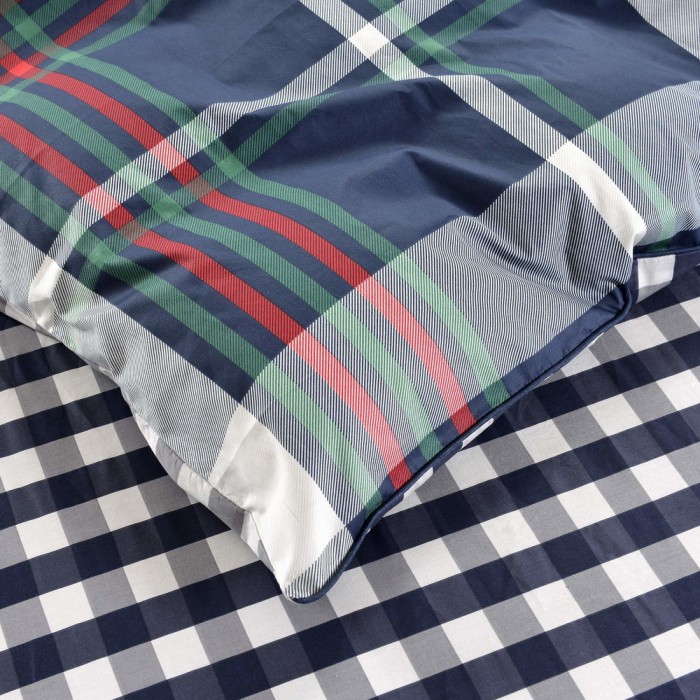 Абердин (синий) Комплект постельного белья сатин 7Е