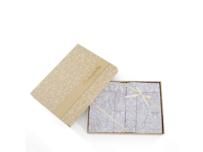 Комплект постельного белья Евро, сатин с лазерной печатью 2348-6 