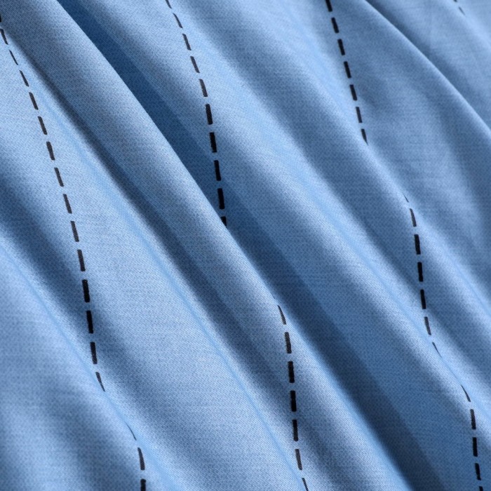 Кристиан (синий) Комплект постельного белья сатин Евро 4н