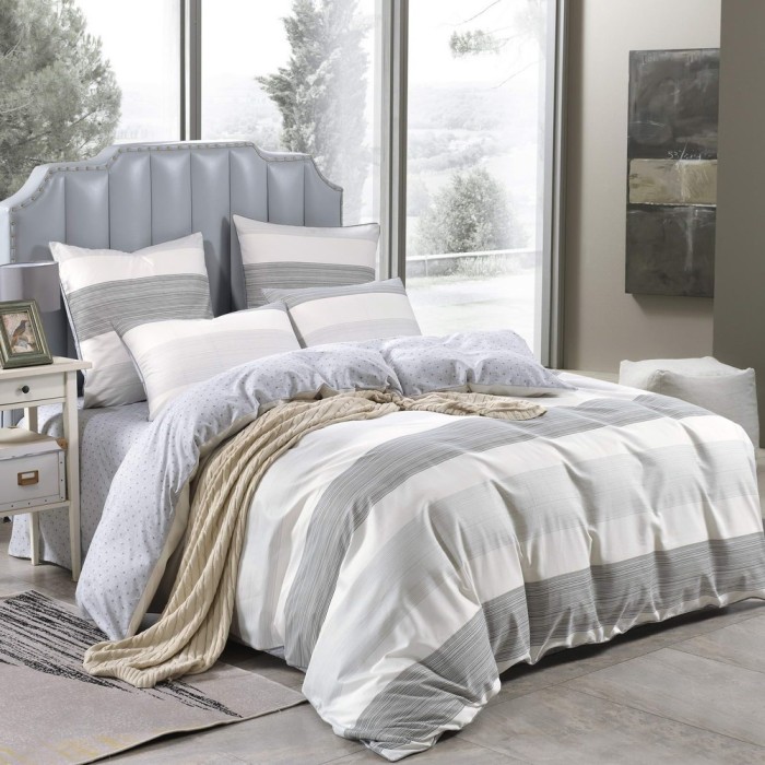 Самсон (серый) Комплект постельного белья сатин 7Е