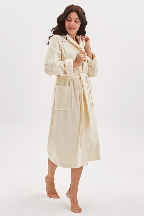 Махровый халат Mono (E 701) Банановый