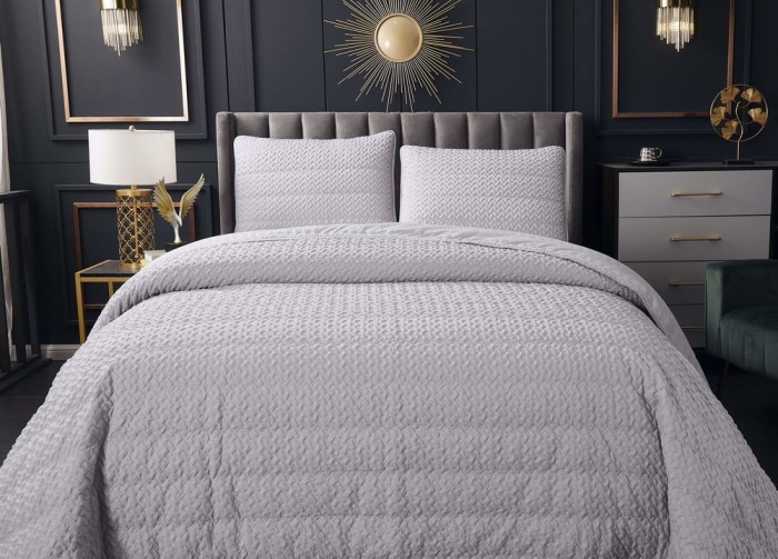 Ирма (серое) Покрывало 230х250