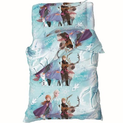 Детское постельное белье 1,5 сп &quot;Nature is magical&quot; Холодное сердце 143*215 см, 150*214 см, 50*70 см -1 шт