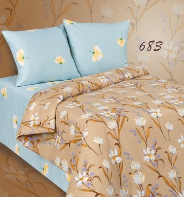 Комплект постельного белья Евро Поплин 70х70-2шт ПА-3-683