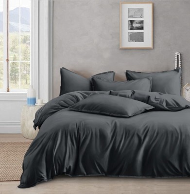 Комплект постельного белья Семейный Сатин Однотонный70х70-2шт и 50х70-2шт ОCA-7-006-Графит