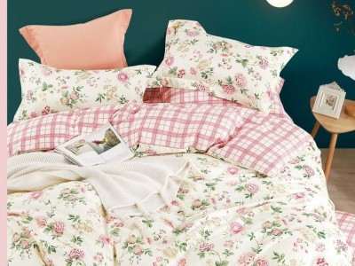 Постельное белье Asabella 1691-6 евро печатный сатин