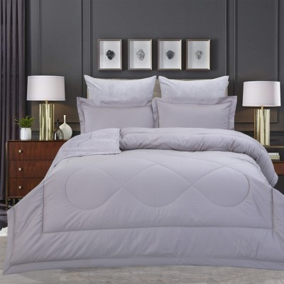 Постельный набор Lindor Premium (лаванда жемчуг) Cotton евро