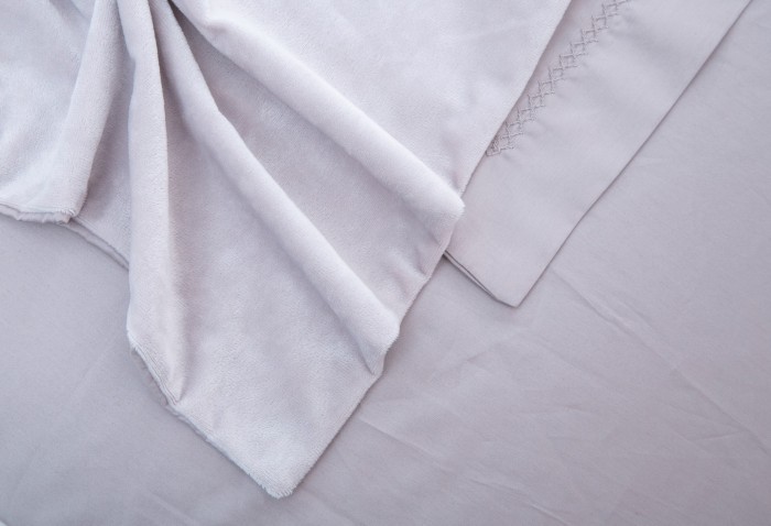 Постельный набор Lindor Premium (лаванда жемчуг) Cotton евро