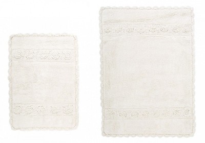 Коврики для ванной WALTZ Ecru-60x90+40x60