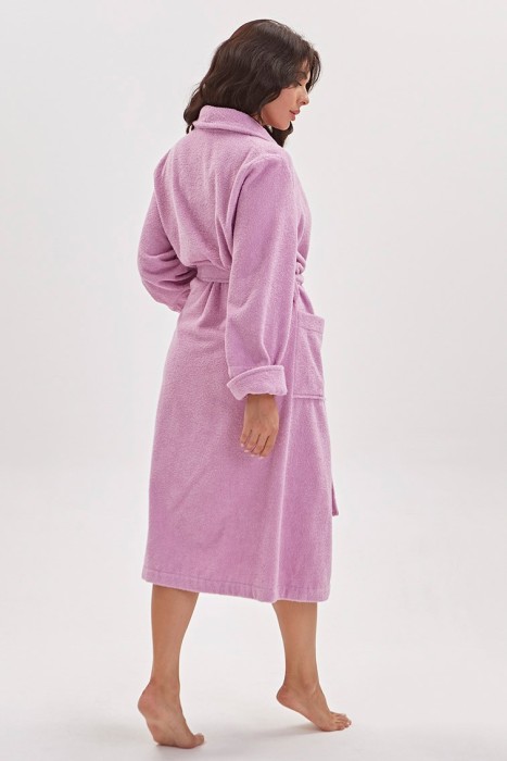 Махровый халат Mono (E 701) Фиалковый