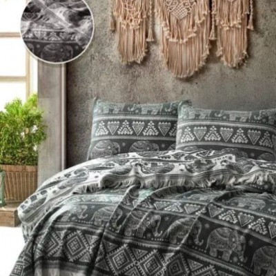 Покрывала Турция ELEPHANT BED SPREAD BLACK-205x240