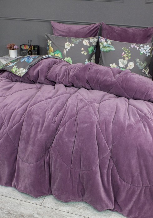 «KAZANOV.A» Пенинсула (винный пепел) Egypt Cotton Постельные наборы Евро