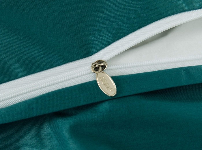 Дайкири (бирюза) Евро Комплект постельного белья сатин