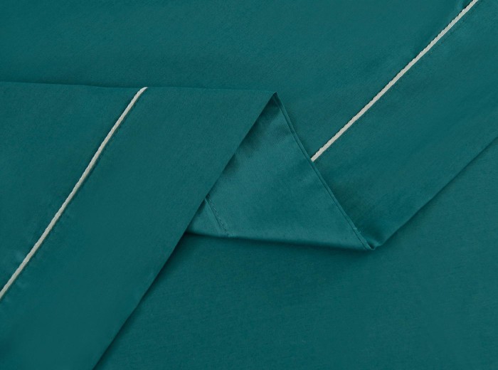 Дайкири (бирюза) Евро Комплект постельного белья сатин