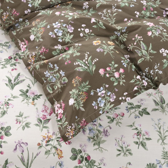 Элла кофейный Комплект постельного белья сатин 7Е