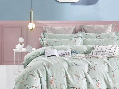 Постельное белье Asabella 1852-7 семейный печатный сатин