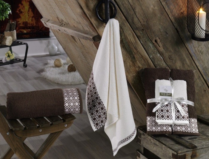 KARAT (крем-кофе) 50x90-70х140 Комп. полотенец