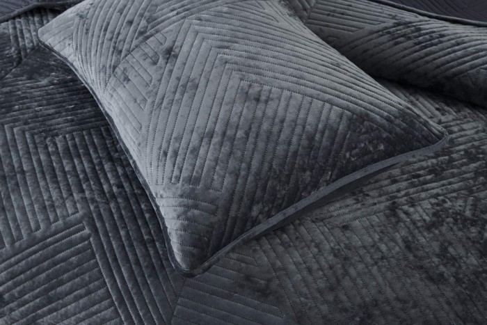 Патрисия (антрацит) Покрывало 240х260