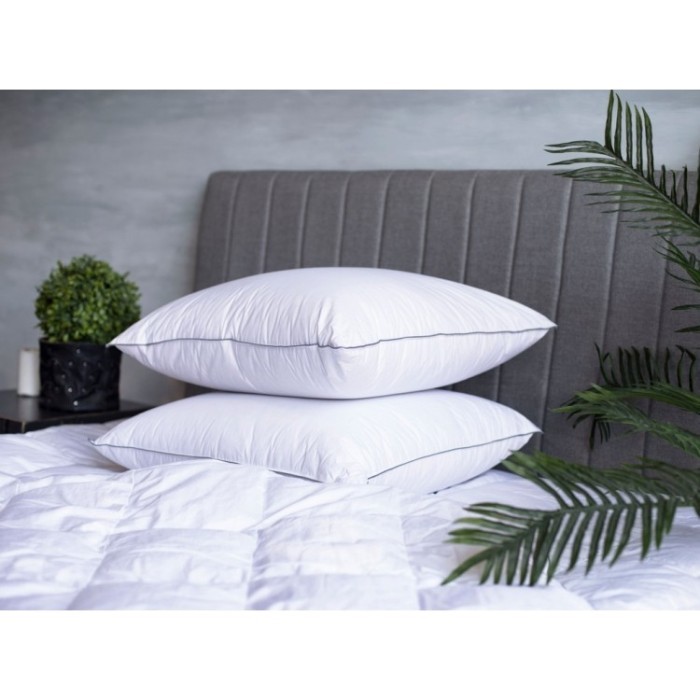 Подушка German Grass Gray Familie Down средняя 68 х 68