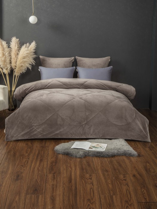 Комплекты для сна Монако (капучино голубая платина) АВС Cotton Полуторный