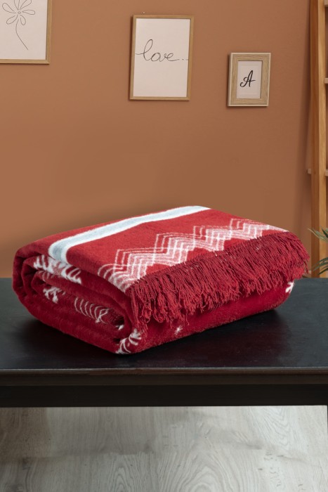 Плед Arya из Хлопка Красный