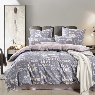 Love (розовая) Комплект постельного белья сатин 7Е