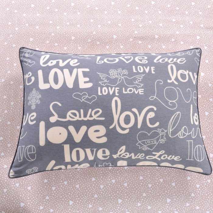 Love (розовая) Комплект постельного белья сатин 7Е