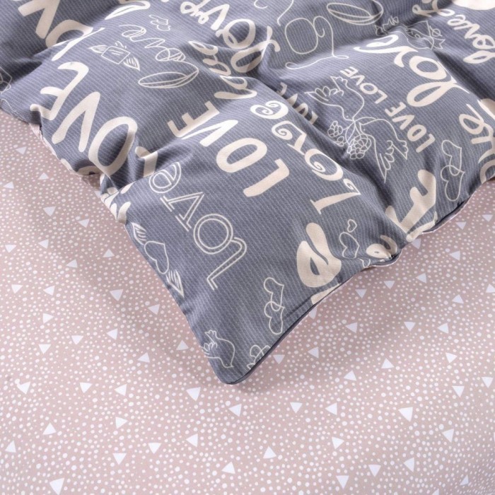 Love (розовая) Комплект постельного белья сатин 7Е