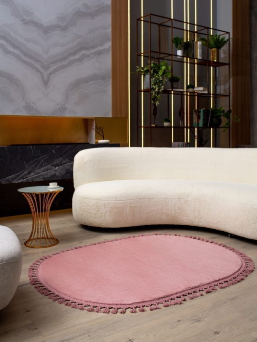 Коврик Arya Carolina Пудровый