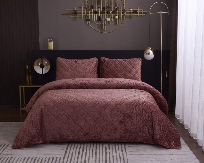 Селена (терракот) Покрывало 160х220