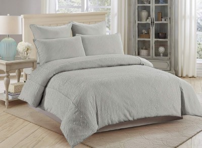 Саманта (серая) Комплект постельного белья жатка Евро 4н