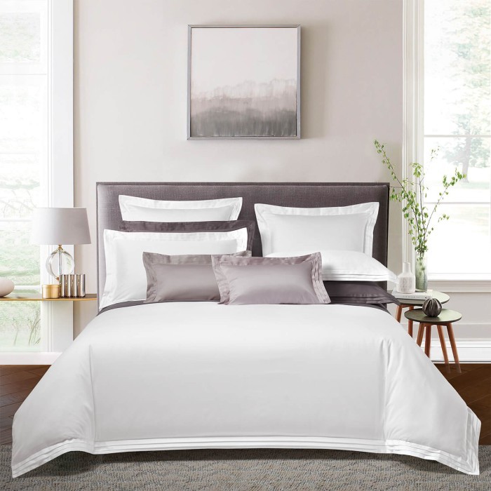 Комплект постельного белья  Sharmes "Soho" 1,5 спальный (белый)