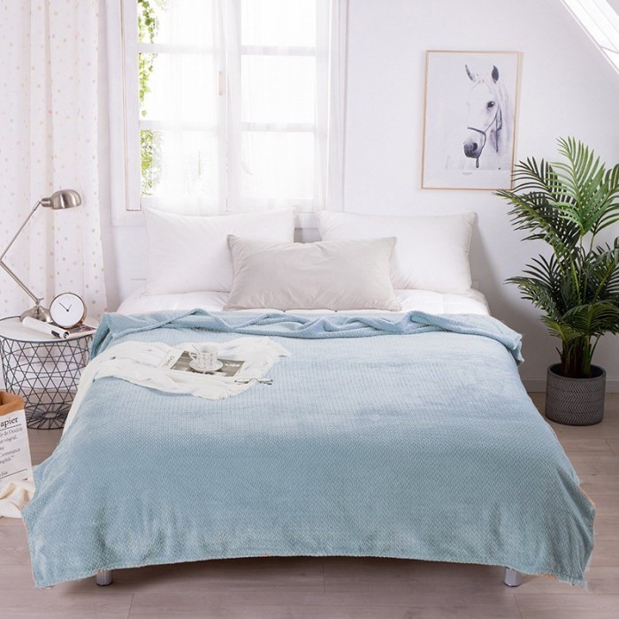 Плед фланелевый Spiga однотонный 	SP2022-02