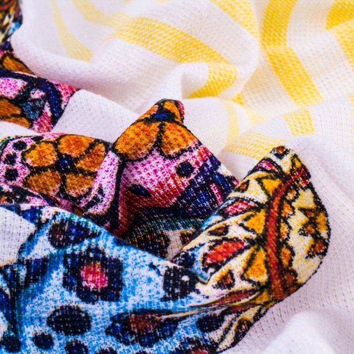 Полотенце Для Сауны Arya Печатное 90X160 Etnic