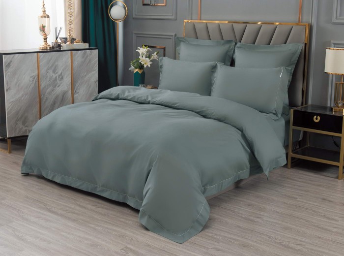 Дайкири (морс волна) Евро Комплект постельного белья сатин