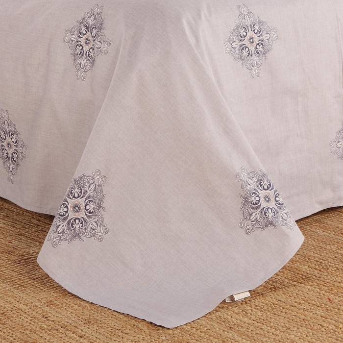 Сержио (серый) Комплект постельного белья сатин Евро 4н