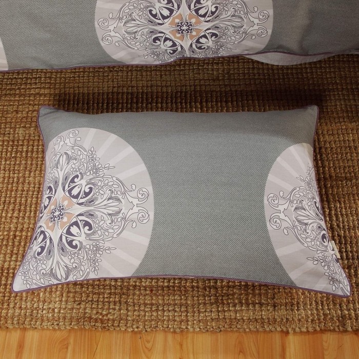 Сержио (серый) Комплект постельного белья сатин Евро 4н