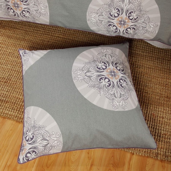 Сержио (серый) Комплект постельного белья сатин Евро 4н