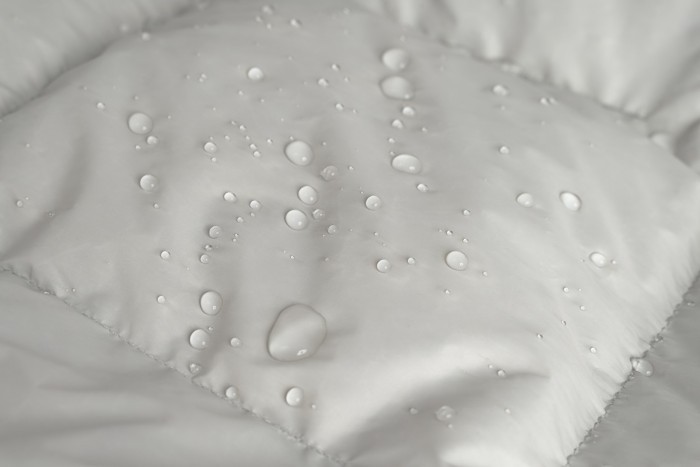 Дорожный плед пуховый Travel Plaid Grass grey-beige 140х200