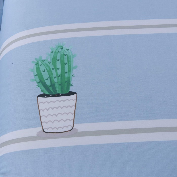 Кактус (голубой) Комплект постельного белья детский