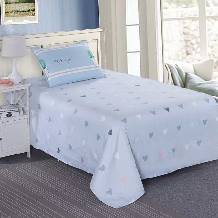 Кактус (голубой) Комплект постельного белья детский