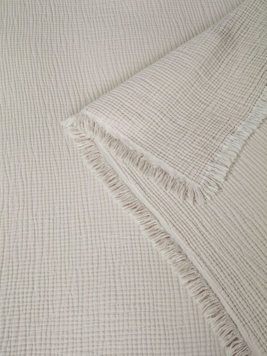 Комплекты для сна Stonewash Muslin (кремовый) комплект с покрывалом Евро