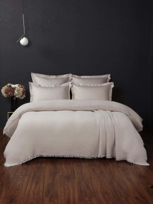 Комплекты для сна Stonewash Muslin (кремовый) комплект с покрывалом Евро