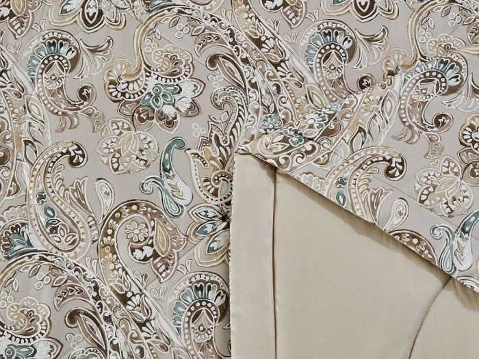 Комплект евро с летним одеялом из фланели-тенсел 200х220 см, 2274-OMP