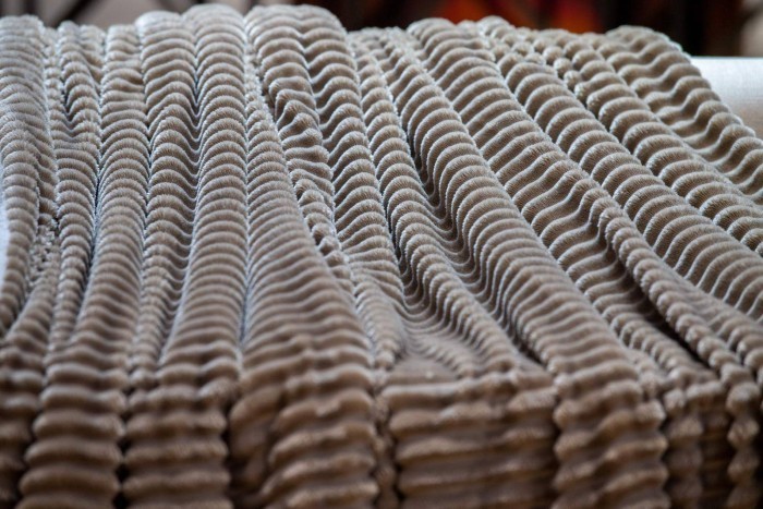 Полоса (кофе) Покрывало 160х220