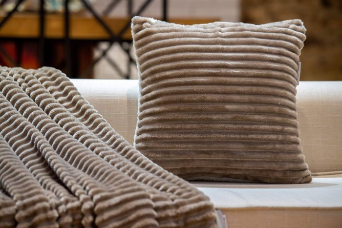 Полоса (кофе) Покрывало 160х220