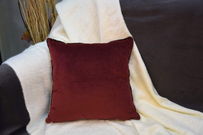 Шарлота (бордо) Наволочка 45х45