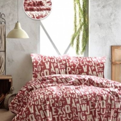 Покрывала Турция TINEGER BED SPREAD RED-205x240