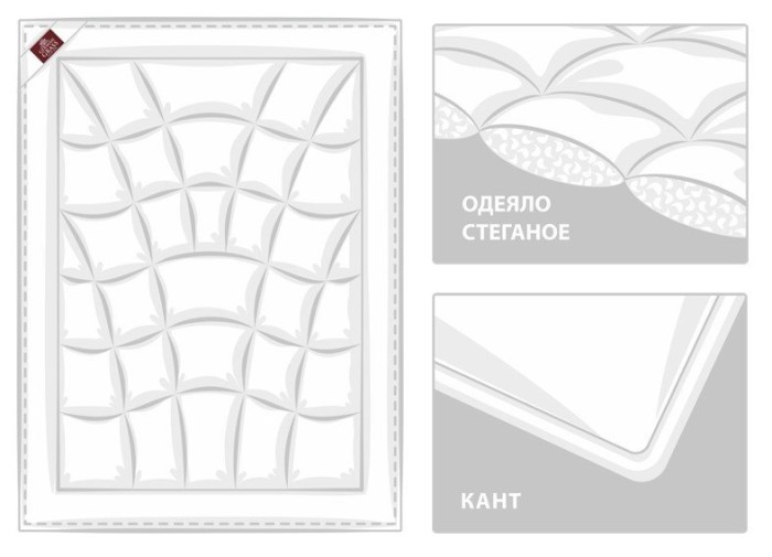 Одеяло CAMEL WOOL GRASS всесезонное 140х205