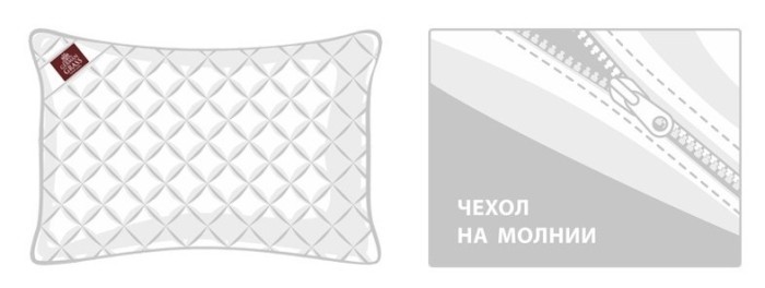 Подушка PREMIUM FAMILIE NON-ALERGENIC регулируемая 50х68